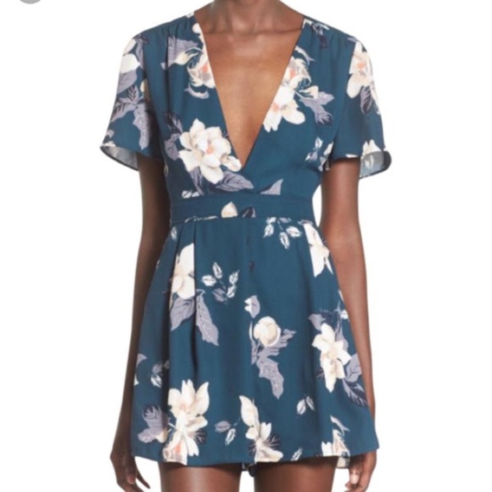 Nordstrom ASTR Floral Print Romper